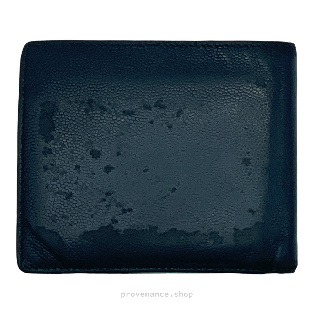🔴 Saint Laurent Paris SLP Bifold Wallet - Navy - Picture 2 of 9